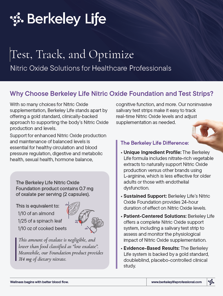 Berkeley Life: Test Track Thrive Info Sheet