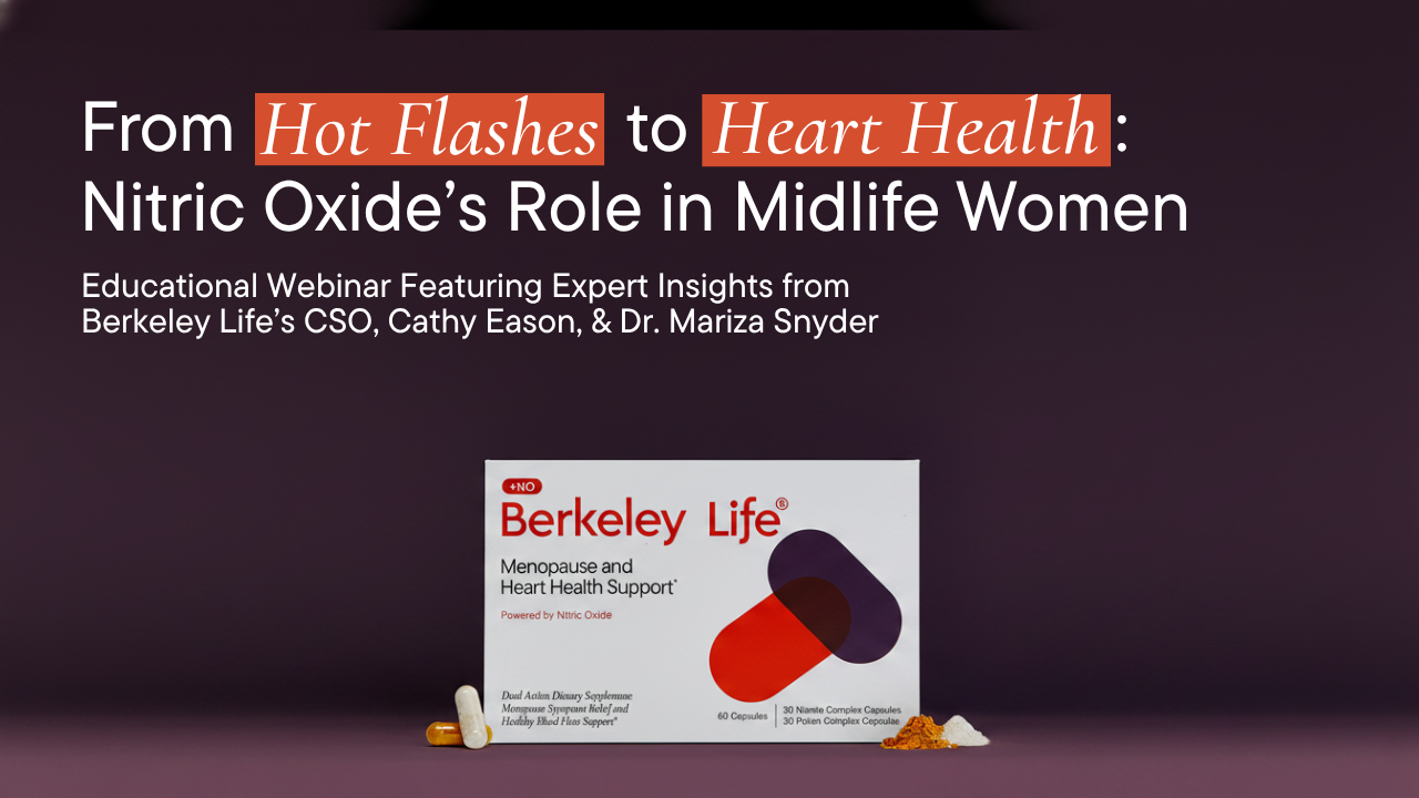 From Hot Flashes to Heart Health: Nitric Oxide’s Role in Midlife Women