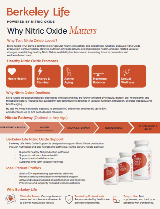 Nitric Oxide Support Fact Sheet