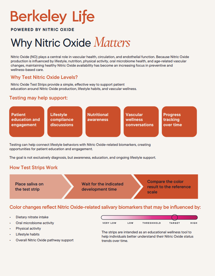 Nitric Oxide Test Strips Fact Sheet