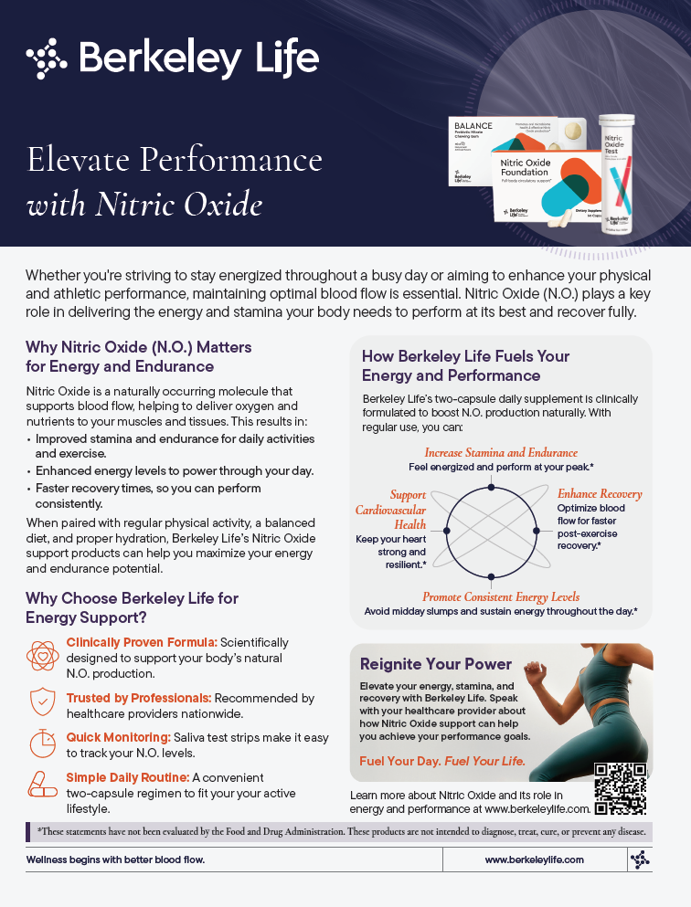 Energy & Endurance 1-Sheet