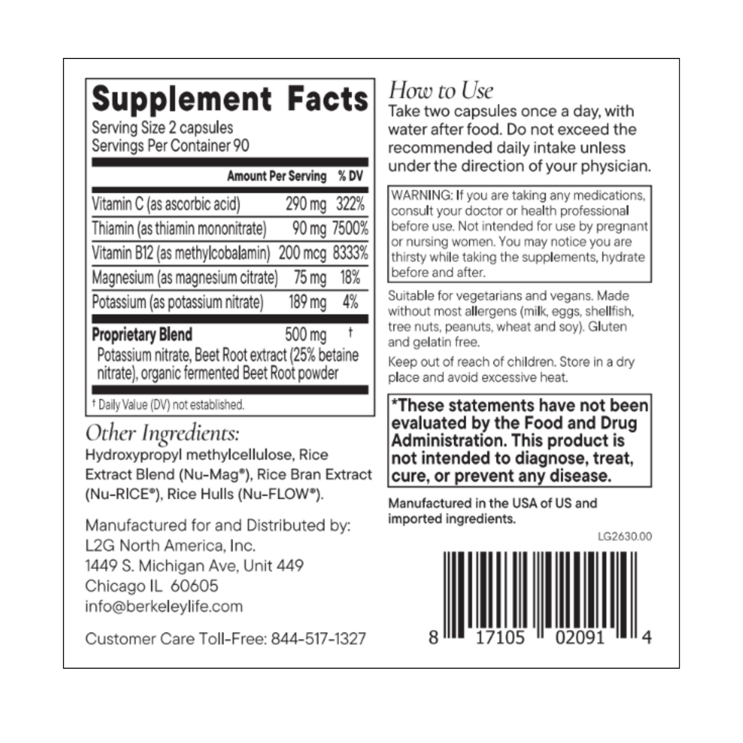 Nitric Oxide Support