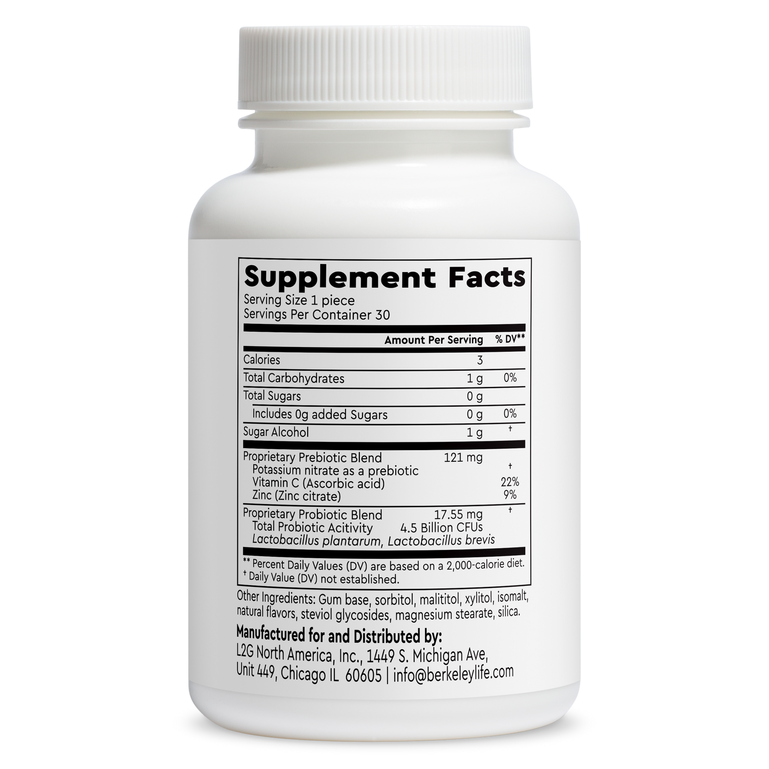 Balance Prebiotic Nitrate Gum